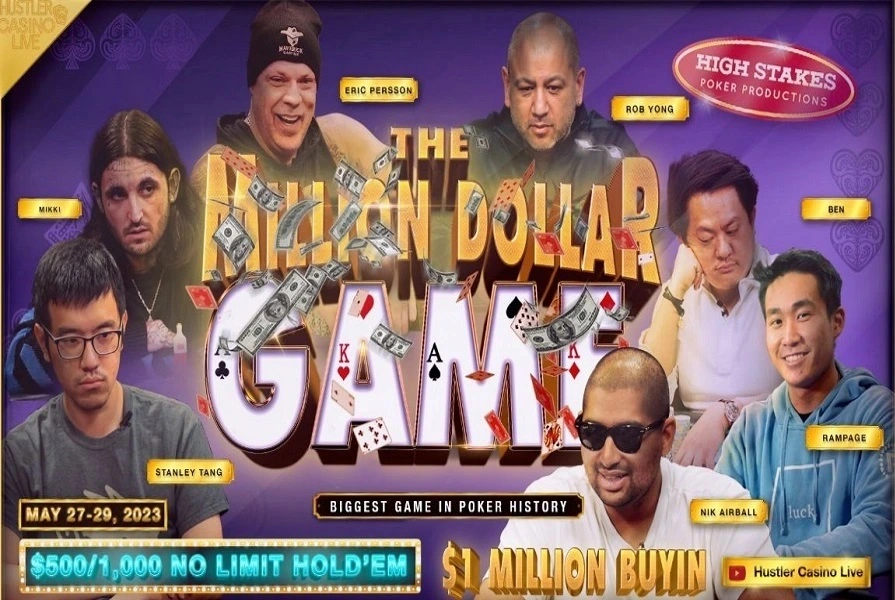 The Million Dollar Game Hustler Casino Live Brand New Poker Show