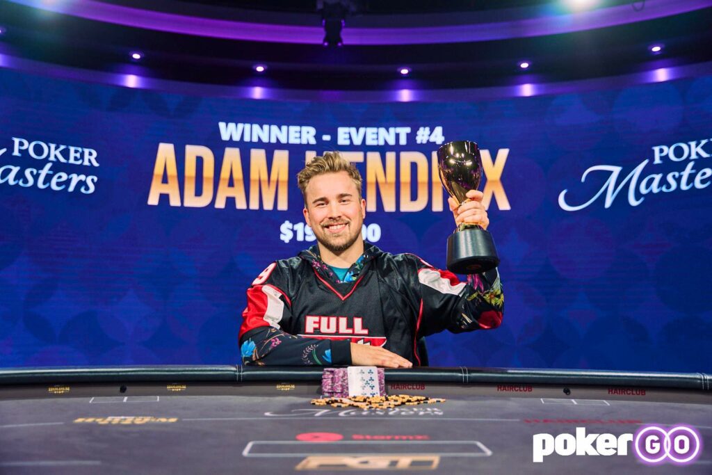 Adam Hendrix Poker Masters 2021 Event 4 Winner