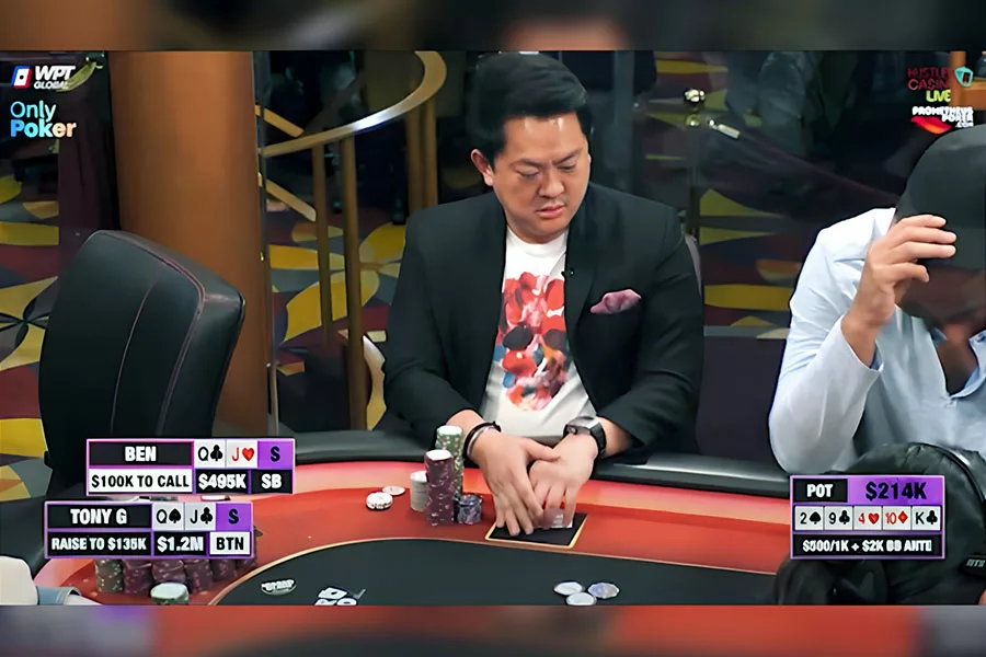 Biggest Pot of Day 1: The Million Dollar Game @ Hustler Casino Live