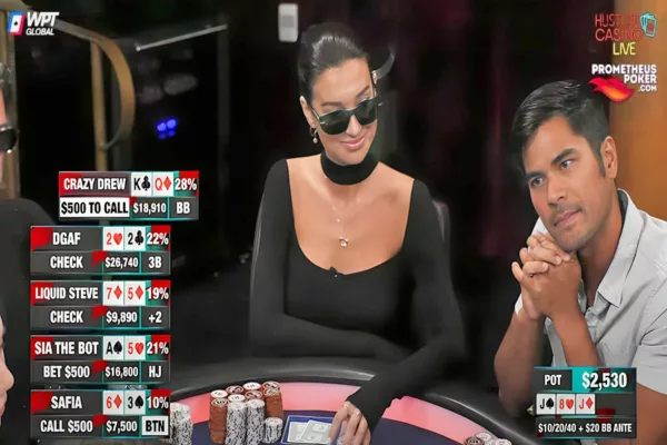Safia Turned Up to Play Poker On Hustler Casino Live