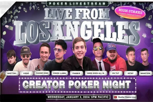 Hustler Casino Live to Host Poker Content Creator Night