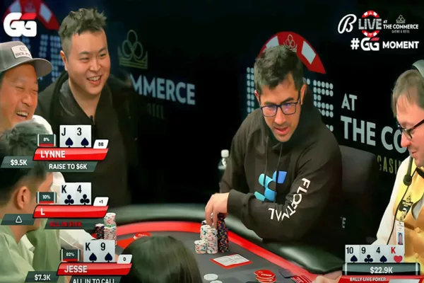 Oh Jesse, What did you do? Bally Live Poker