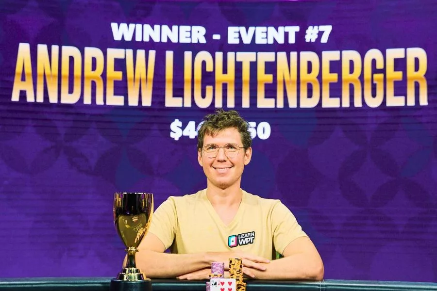 Andrew Lichtenberger Poker Masters 2022 Event 7 Winner