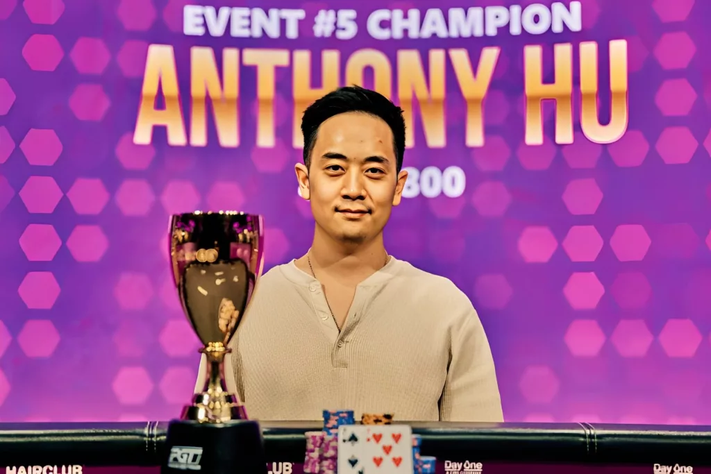 Anthony Hu PokerGO Cup 2023 Event 5 Winner