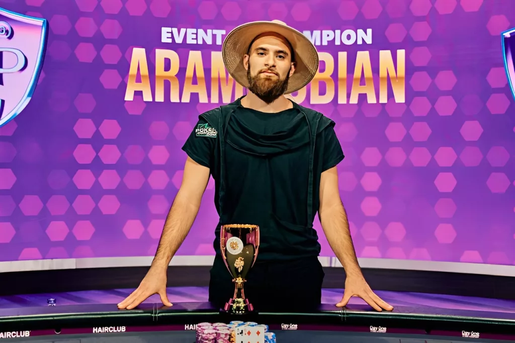 Aram Zobian PokerGO Cup 2023 Event 2 Winner