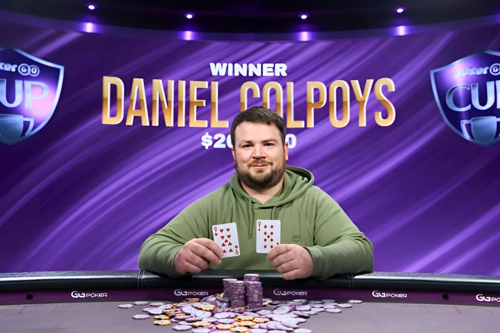 Daniel Colpoys PokerGO Cup 2022 Event 1 Winner