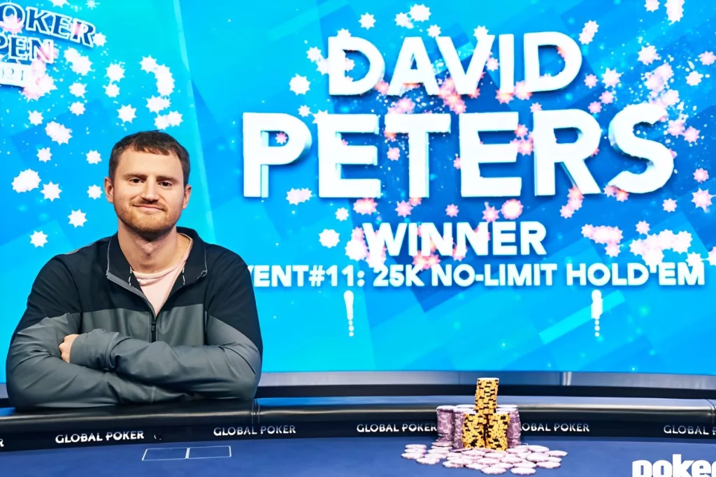 David Peters U.S. Poker Open 2021 Event 11 Winner