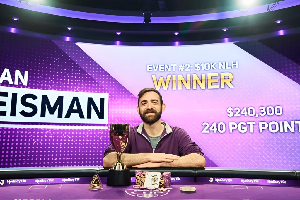 Dylan Weisman PokerGO Cup 2024 Event 2 Winner