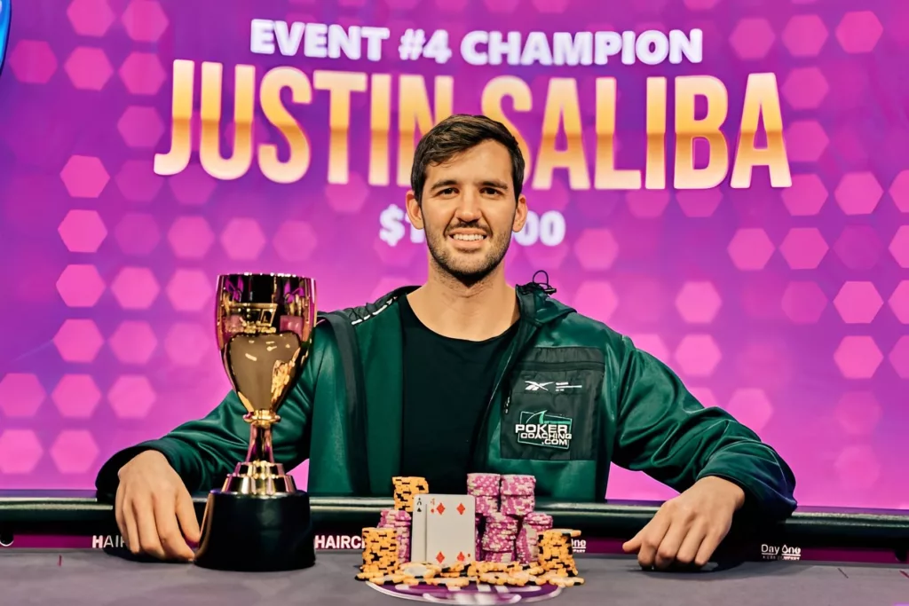 Justin Saliba PokerGO Cup 2023 Event 4 Winner