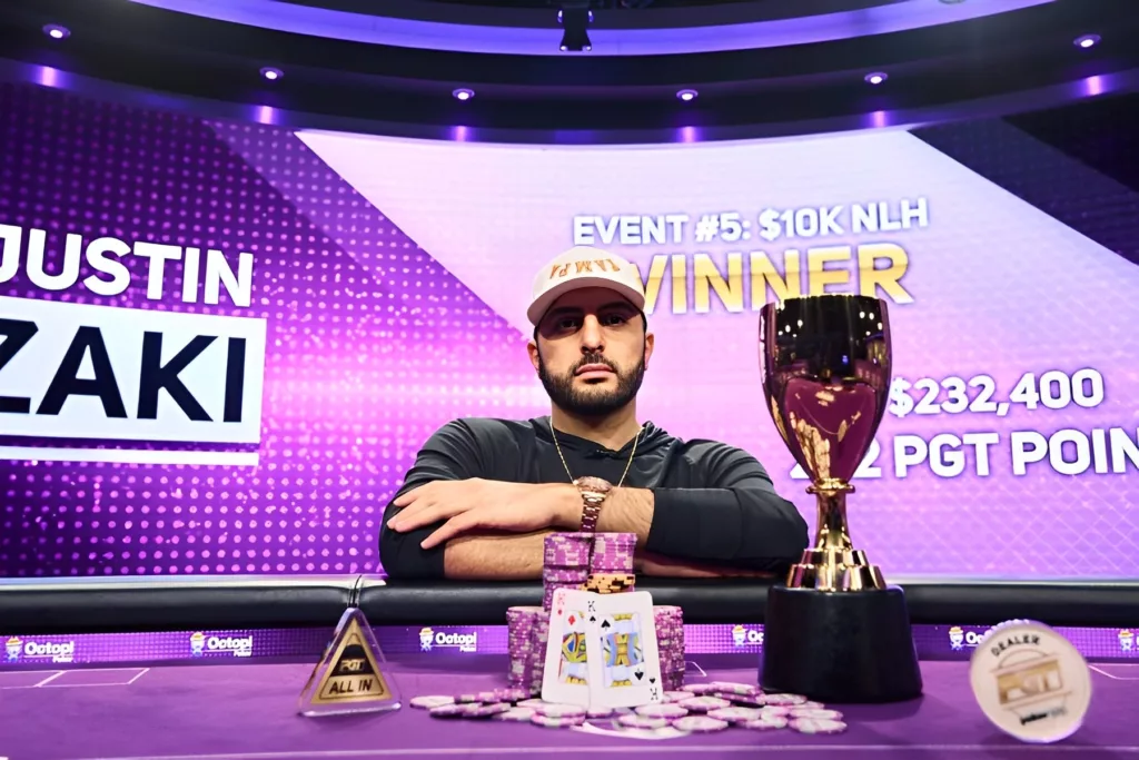 Justin Zaki PokerGO Cup 2024 Event 5 Winner