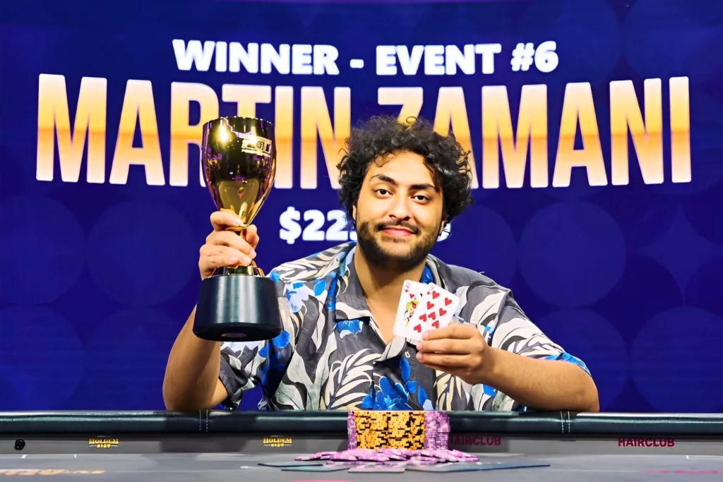 Martin Zamani Poker Masters 2022 Event 6 Winner