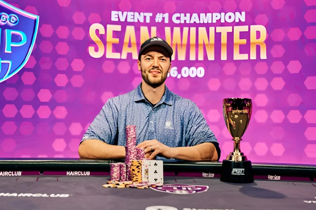 Sean Winter PokerGO Cup 2023 Event 1 Winner