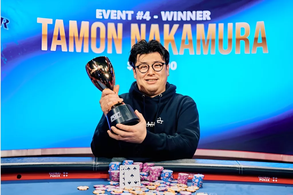 Tamon Nakamura U.S. Poker Open 2022 Event 4 Winner