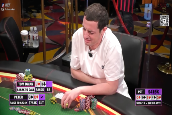 Tom Dwan’s Misery Vs Peter Continued into Day 2