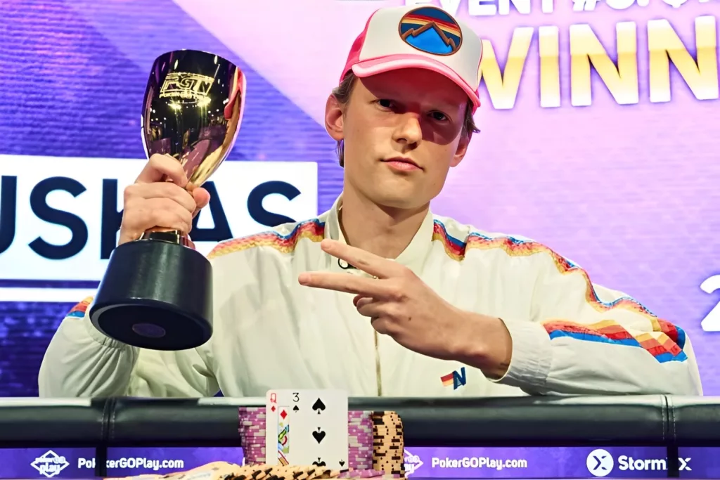 Vladas Tamasauskas Poker Go 2023 Event 1 Winner