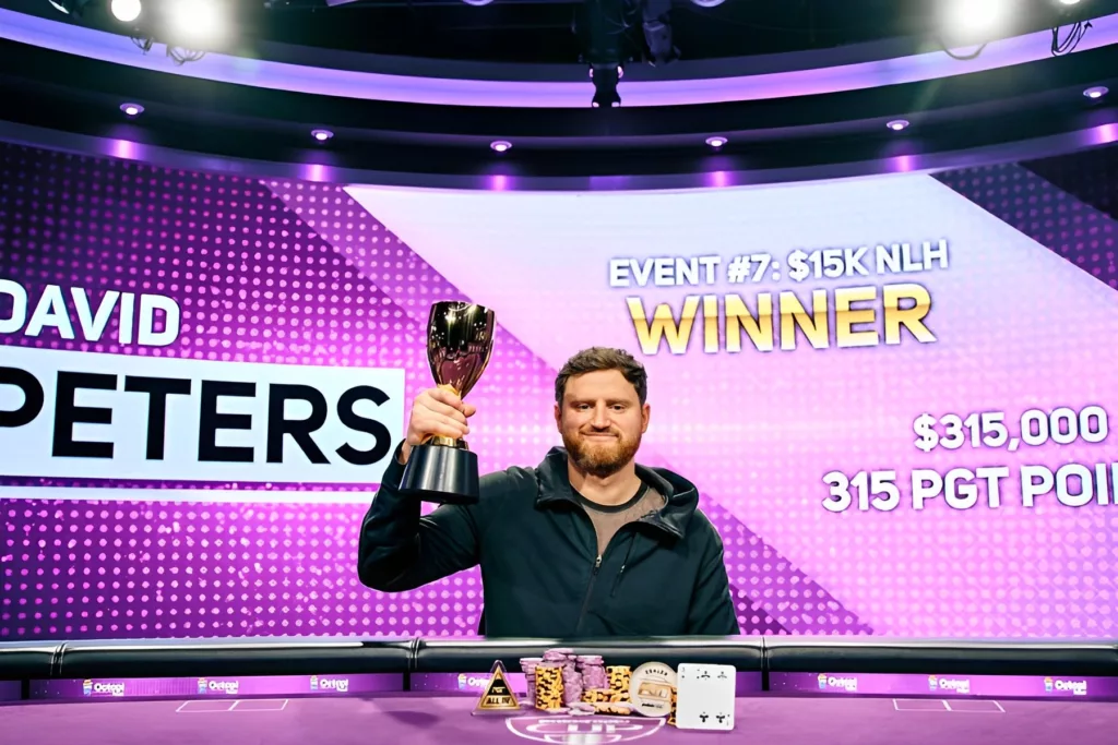 David Peters PokerGO Cup 2024 Event 7 Winner