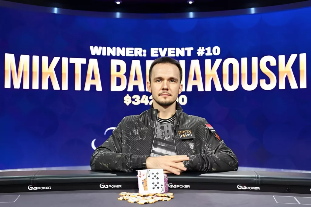 Mikita Badziakouski Poker Masters 2021 Event 10 Winner