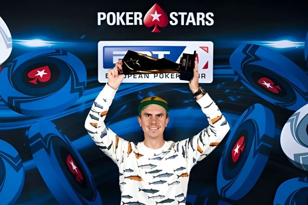 Alexander Ivarsson during 2019 European Poker Tour