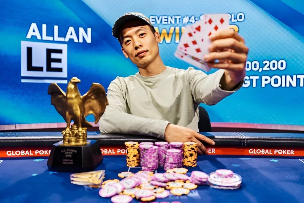 Allan Le U.S. Poker Open 2023 Event 4 Winner