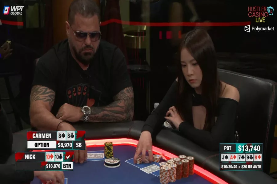 No Fear Poker From Carmen During Maximum Pain