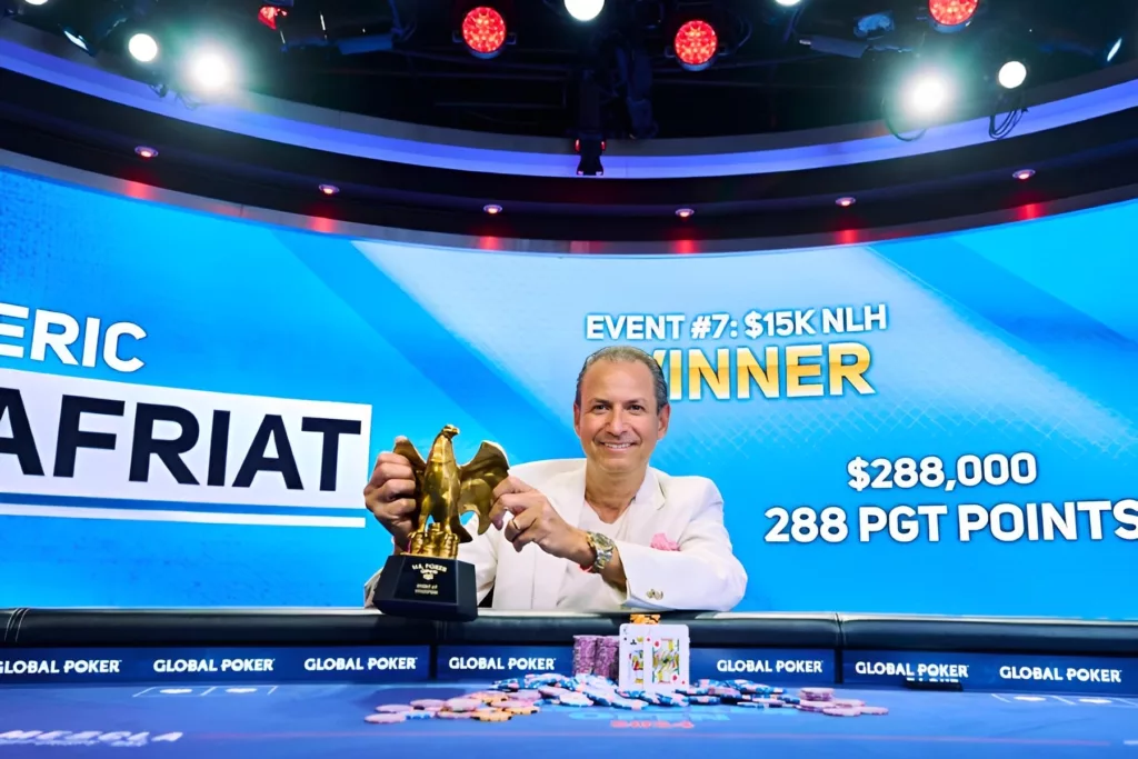 Eric Afriat U.S. Poker Open 2024 Event 7 Winner