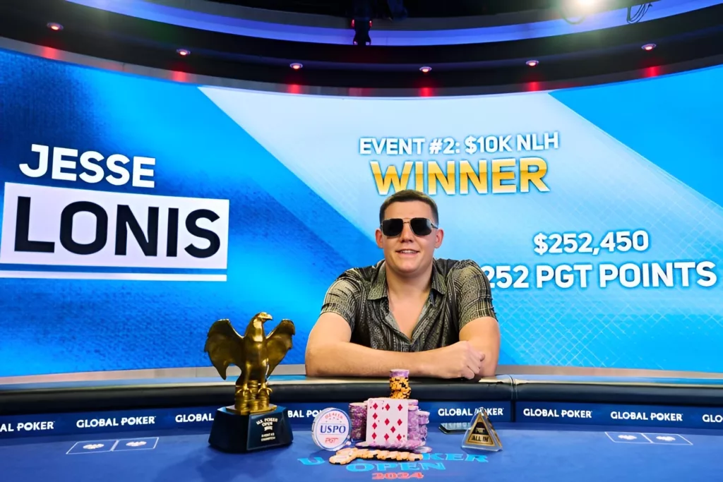 Jesse Lonis U.S. Poker Open 2024 Event 2 Winner