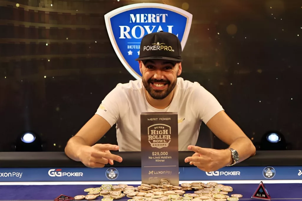 Johan Guilbert Merit Poker presents Super High Roller Bowl Europe Event 2 Winner