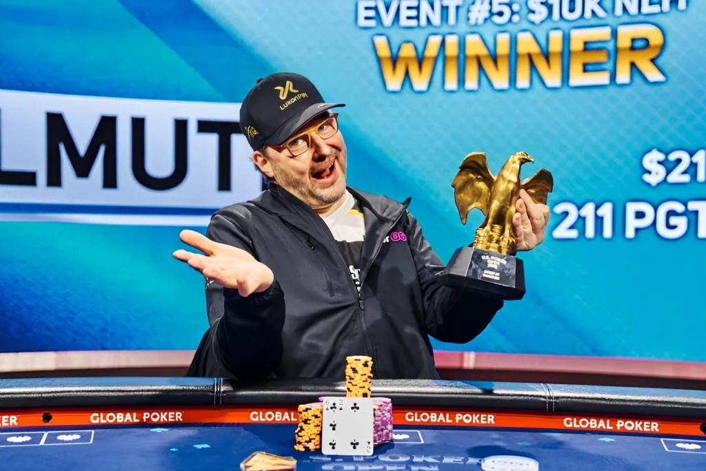 Phil Hellmuth Jr U.S. Poker Open 2023 Event 5 Winner