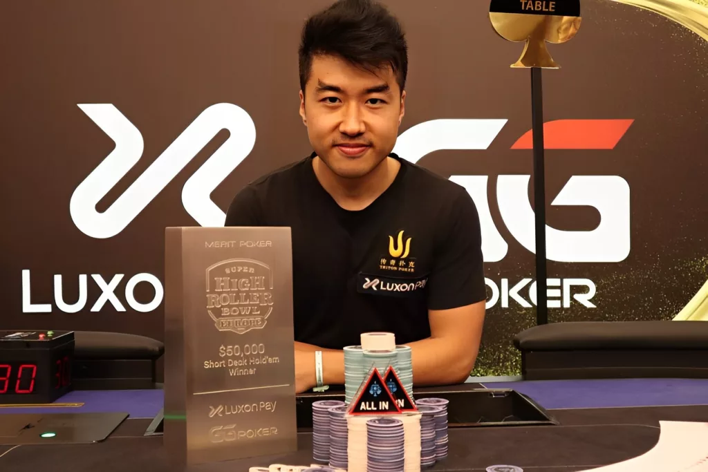 Santi Jiang Merit Poker presents Super High Roller Bowl Europe Event 5 Winner