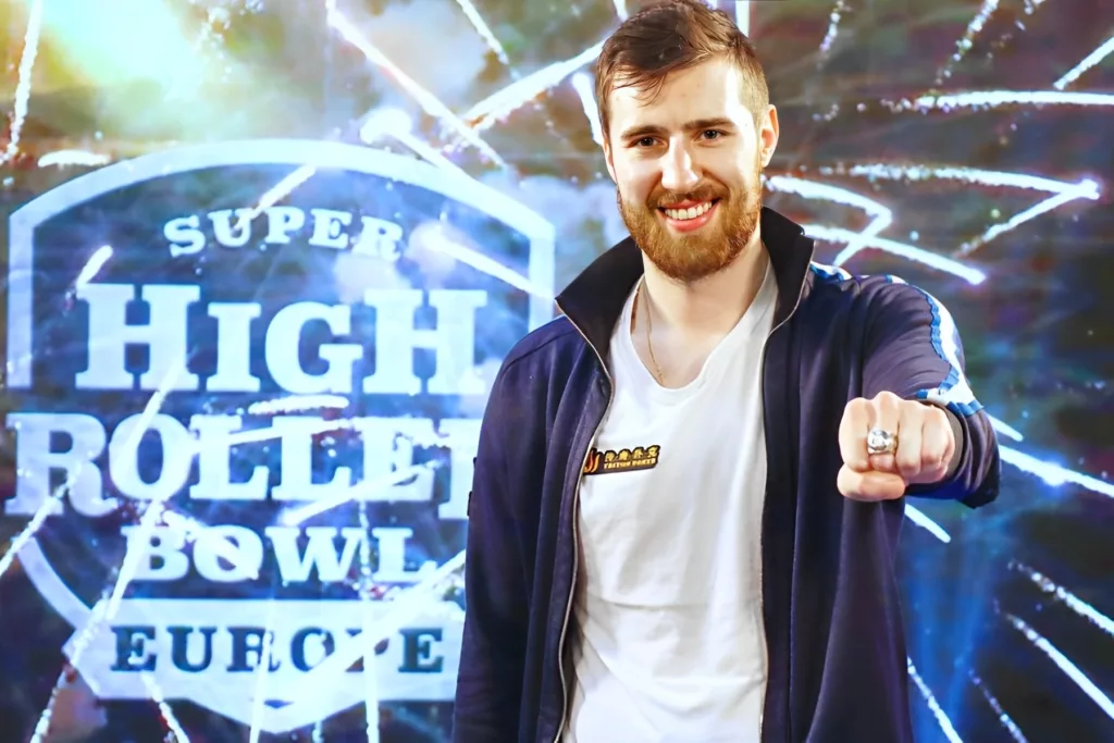 Wiktor Malinowski Merit Poker presents Super High Roller Bowl Europe Main Event Winner