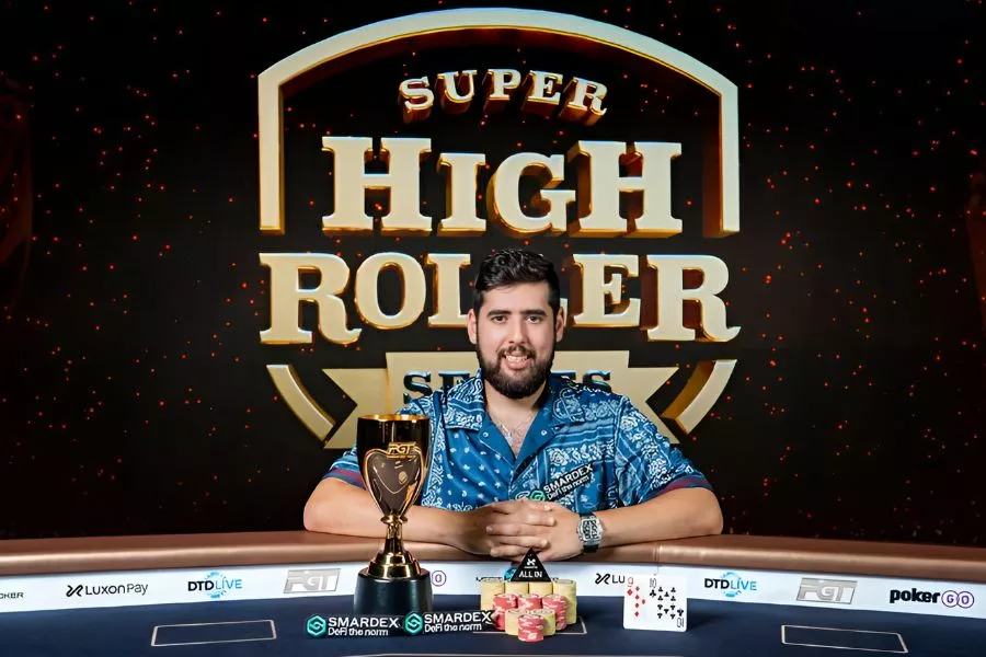 Maher Nouira Super High Roller Bowl Cyprus 2024 Event 3 Champion