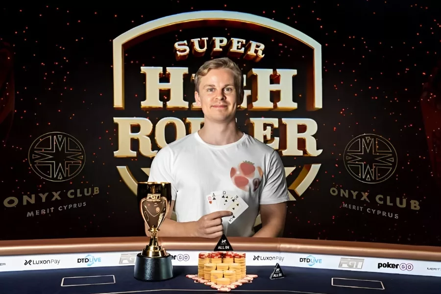 Martin Dam Super High Roller Bowl Cyprus 2024 Event 8 Champion