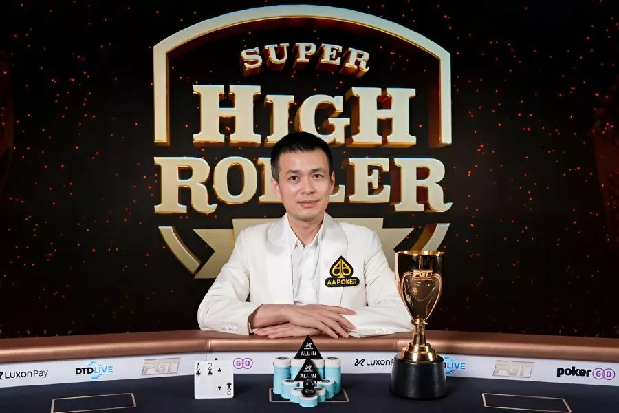 Quan Zhou Super High Roller Bowl Cyprus 2024 Event 2 Champion