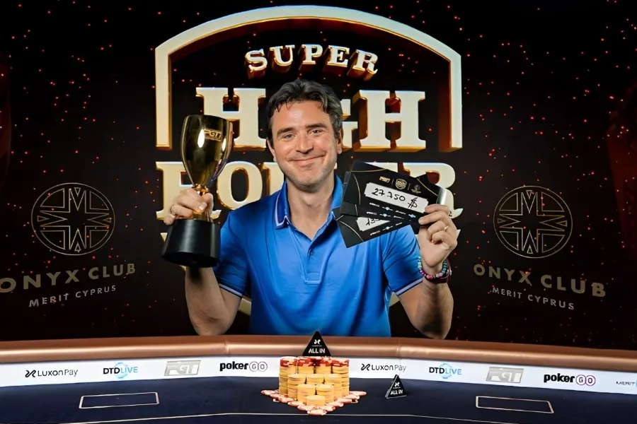 Richard Gryko Super High Roller Bowl Cyprus 2024 Event 10 Champion